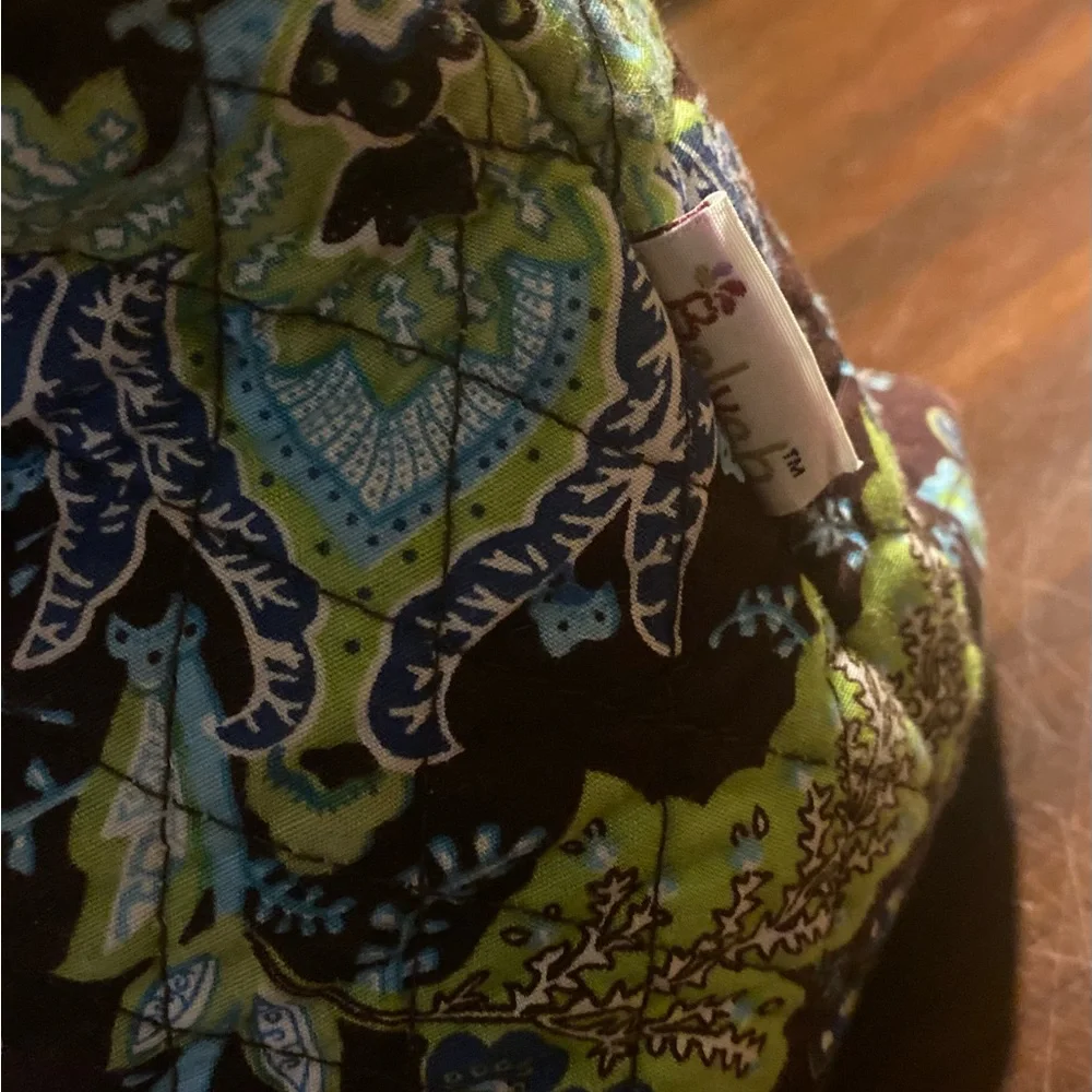 Vera Bradley Diaper Bag. Brown Green Blue